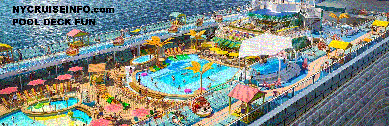 Pool Deck Royal Caribbeans Odyssey of the Seas