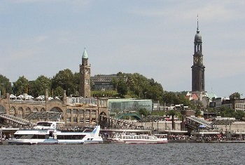 Harbor Views Port of Hamburg Germany