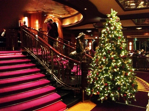 Christmas Decorations onboard the Norwegian Gem