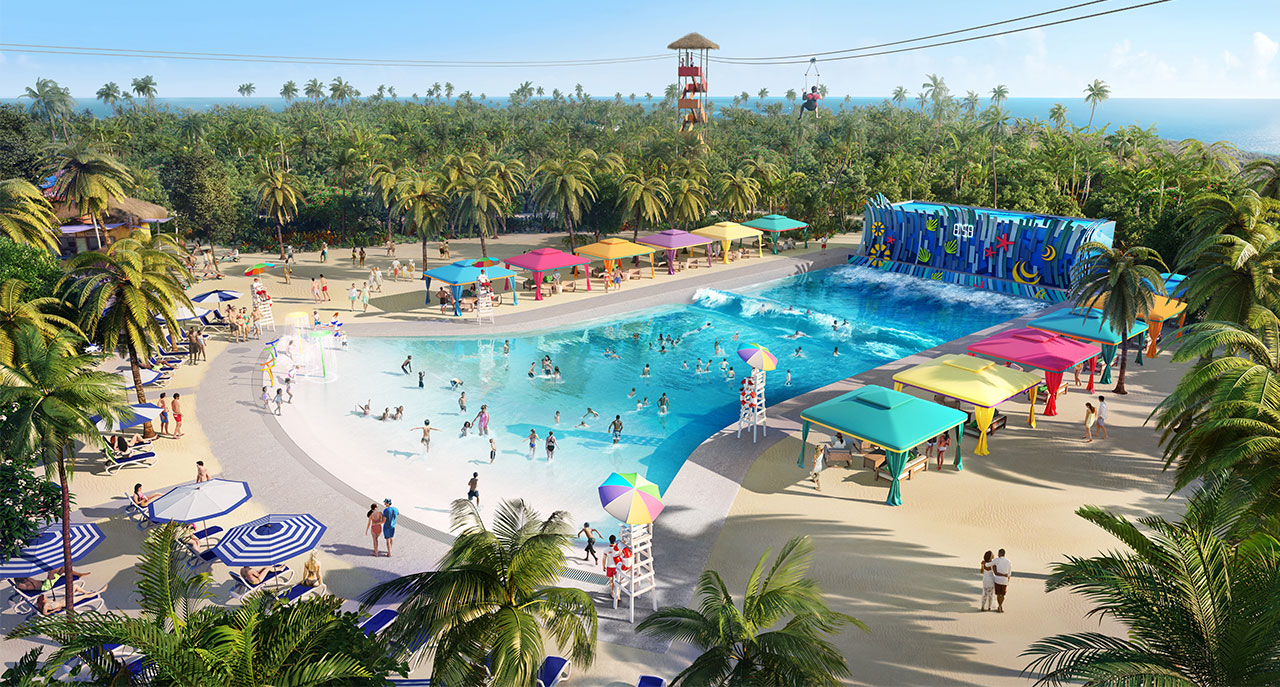 Wave Pool and Wateropark at Coco Cay Bahamas