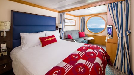 Disney Cruise Line's Disney Magic Oceanview Stateroom