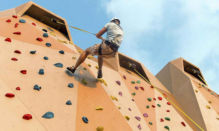 Rock Climbing Wall Empress of the Seas
