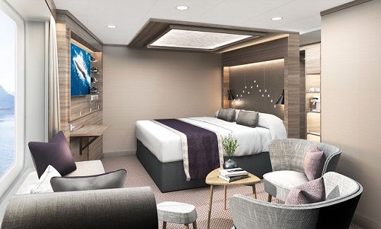 Artists Rendering Mini Suite - MS Fram Hurtigruten