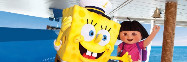 Nickelodeon Characters on Select Norwegian Cruise Line ships