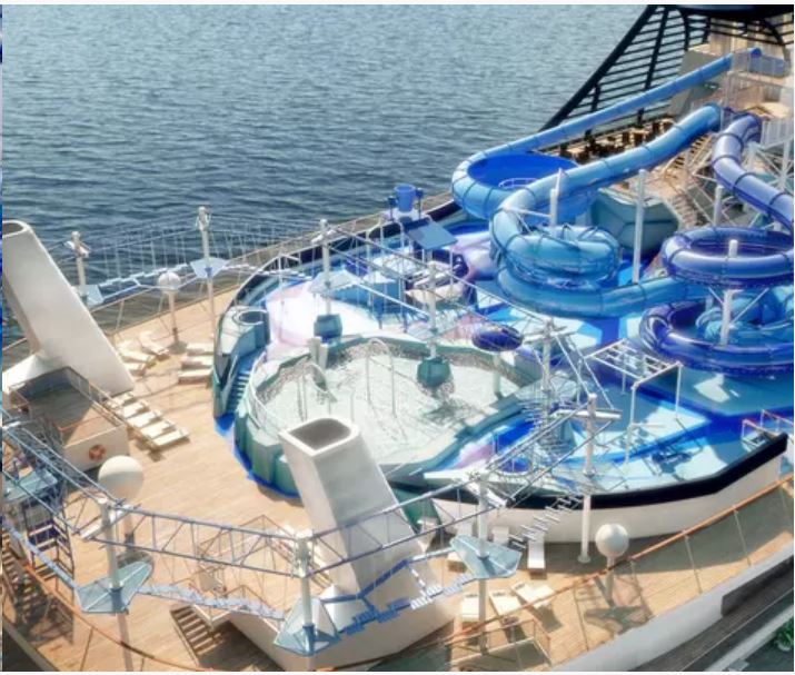 MSC Cruises MSC Meraviglia's Aqua Park