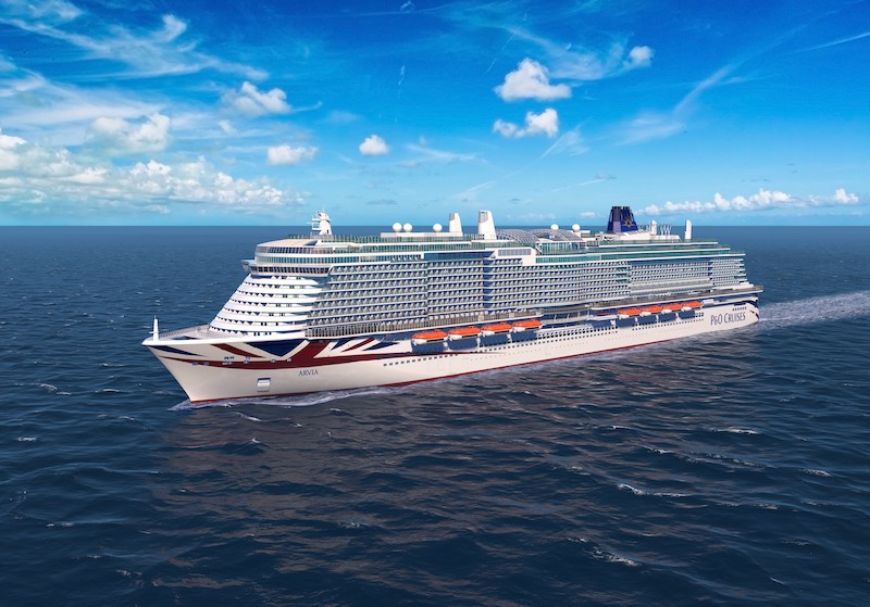 P&O Cruises Reveals the Name of their newest ship Arvia